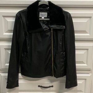 Cole Haan pleather jacket